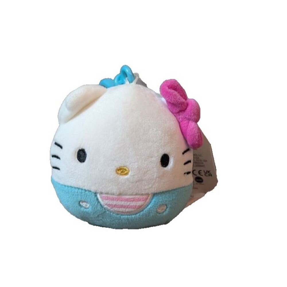 Squishmallows Hello Kitty & Friends Plush Clip-on Keychain 2024